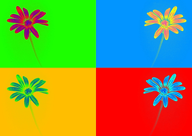 Pop art Daisy