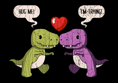 Funny Cute Dinosaur Design