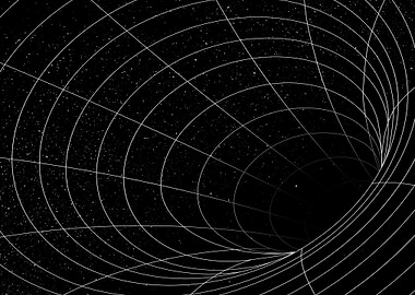 Wormhole Illusion 3D Grid