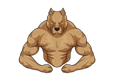 Pitbull Bodybuilder