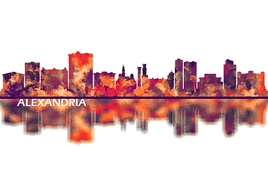 Alexandria Egypt Skyline