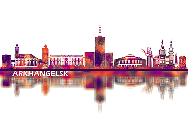 Arkhangelsk Russia Skyline