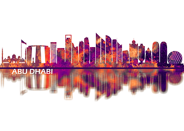 Abu Dhabi UAE Skyline