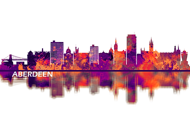 Aberdeen Scotland Skyline
