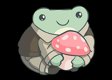 Cottagecore Kawaii Frog