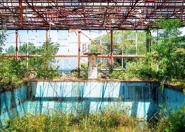 Overgrown Swimming Pool