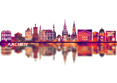 Aachen Germany Skyline