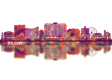 Biloxi Mississippi Skyline