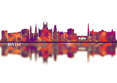 Bath England Skyline