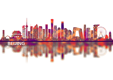 Beijing China Skyline