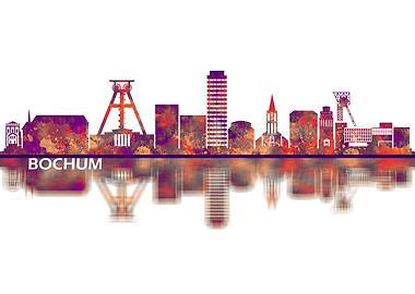 Bochum Germany Skyline