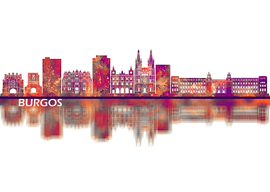 Burgos Spain Skyline