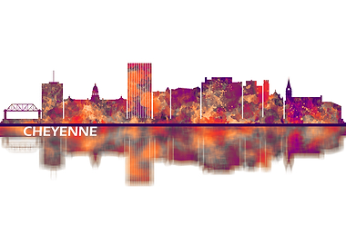 Cheyenne Wyoming Skyline