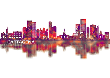 Cartagena Colombia Skyline