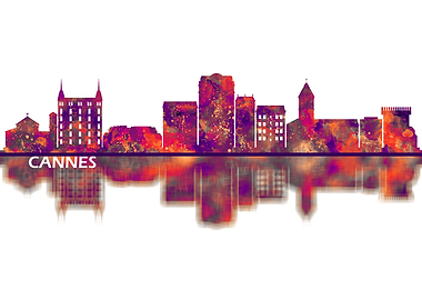 Cannes France Skyline