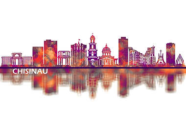 Chisinau Moldova Skyline