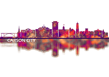 Carson City Nevada Skyline