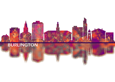 Burlington Vermont Skyline