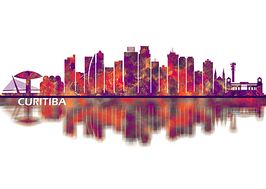 Curitiba Brazil Skyline