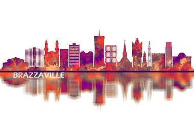 Brazzaville Congo skyline