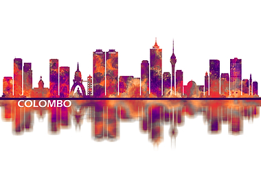 Colombo Sri Lanka Skyline