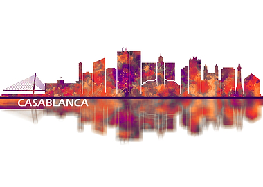 Casablanca Morocco Skyline