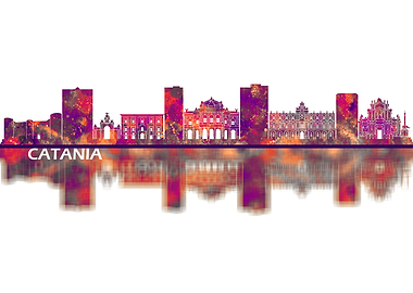Catania Italy Skyline