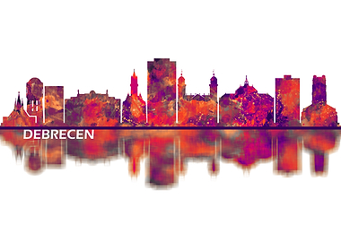 Debrecen Hungary Skyline