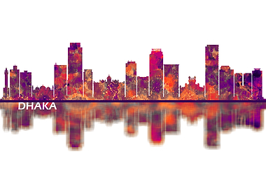Dhaka Bangladesh Skyline