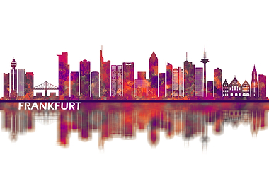 Frankfurt Germany Skyline