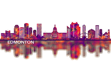 Edmonton Canada Skyline
