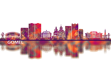 Gomel Belarus Skyline