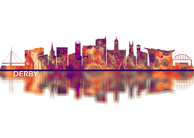 Derby England Skyline