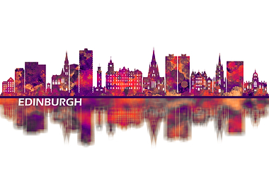 Edinburgh Scotland Skyline