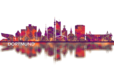 Dortmund Germany Skyline
