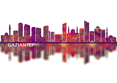 Gaziantep Turkey Skyline