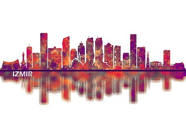 Izmir Turkey Skyline