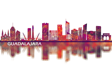Guadalajara Mexico Skyline