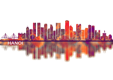 Hanoi Vietnam Skyline