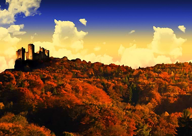 Castle and Autumn