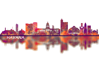 Havana Cuba Skyline
