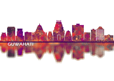 Guwahati Assam Skyline