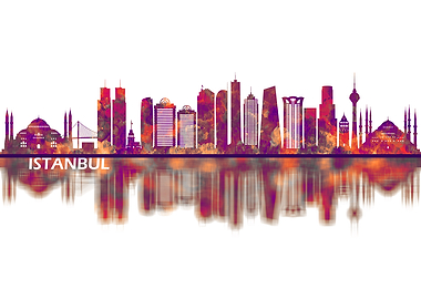 Istanbul Turkey Skyline