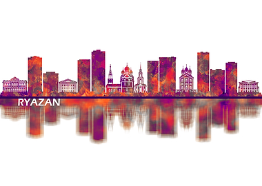 Ryazan Russia Skyline