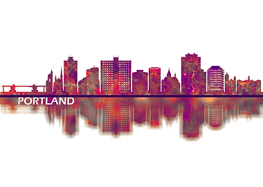 Portland Maine Skyline