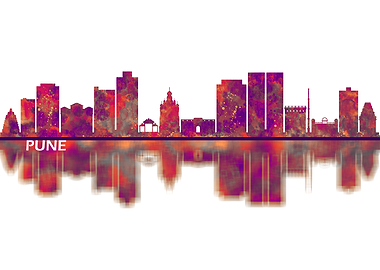 Pune Maharashtra Skyline