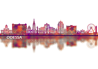 Odessa Ukraine Skyline