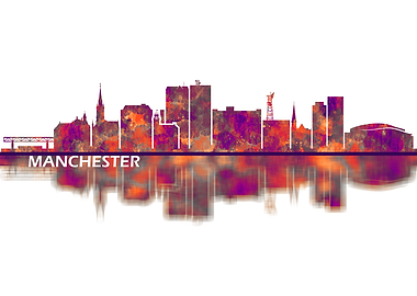 Manchester USA Skyline