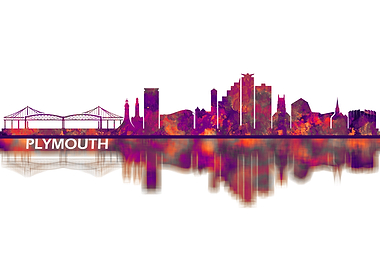Plymouth England Skyline