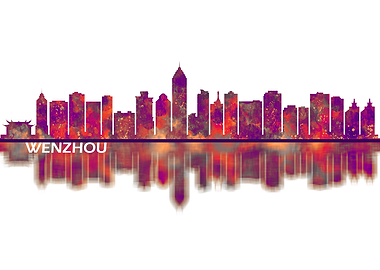 Wenzhou China Skyline